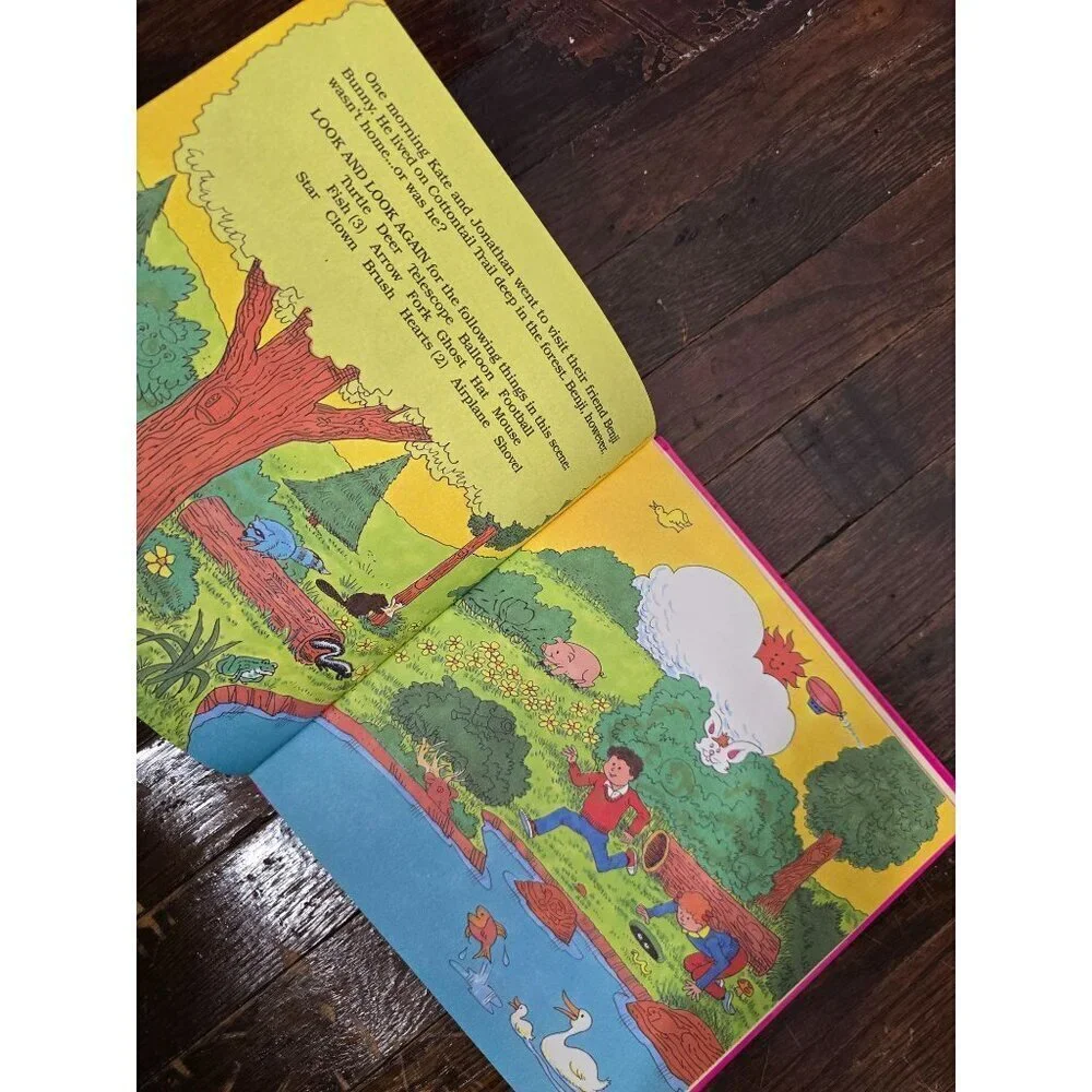 Vintage 90s Where's Benjy Benny? A Picture Puzzle Storybook